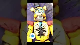 Shattered ANIMATRONIC GLAMROCK FREDDY  FNAF Security Breach | DIMIA clay #shorts