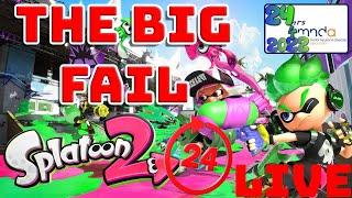  LIVE - STREAMER FAILS AT SPLATOON 2 -  CTRTEZ 24 HOURS 4 MNDA 2022 PART TWO