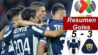 Pumas vs Monterrey 3-5 Resumen Y Goles  | VUELTA | Liga MX 4tos de Final 2024