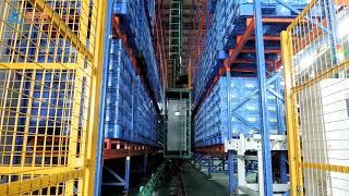 Automated storage and retrieval system (AS/RS)  Crane Racking By Deyouxin.