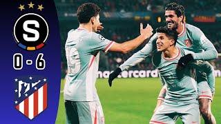 Sparta Praha vs Atletico Madrid Highlights