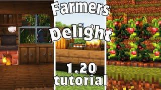 Minecraft Farmers Delight 1.20 Tutorial