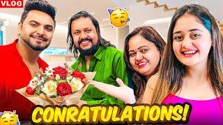 Congratulations￼ @parasthakralvlogs6489  For Engagement from Bindass Kavya and Family