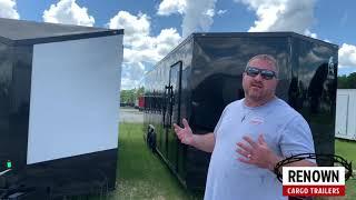 ️Slanted V-Nose Enclosed Cargo Trailer | Spartan Cargo Trailers | Renown Cargo Trailers Reviews