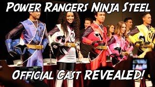 Power Rangers Ninja Steel Official Cast REVEALED!