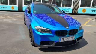 BMW M5 Bright Blue Düsseldorf Supercars - Special Paint - Sonderlackierung - Spezialfarbe