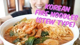 Korean Fire Noodles (Stew Type) Official First SASVlogs