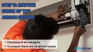 5 Step Aircon Servicing Process – DW Aircon Servicing Singapore