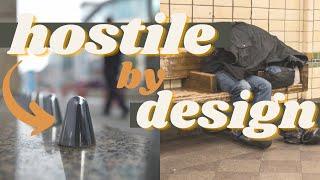 Anti-Homeless Architecture & Design | How Cities Prevent Homeless People From Sleeping