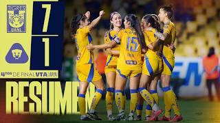  El Resumen Femenil | Tigres 7-1 Pumas Femenil | Cuartos de Final Vuelta | Apertura 2024