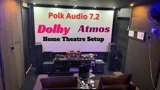 Polk Audio 7.2 Dolby Atmos Home Theater Setup with Denon 4K Ultra HD AVR | Review