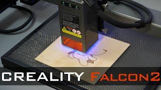 Laser Everything! Creality Falcon2 Review & Setup Guide with LightBurn Software