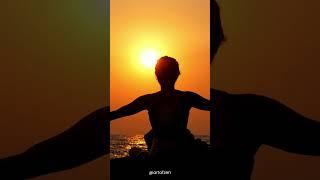  Sunset Yoga Meditation by the Beach | Relaxing Ocean Waves ‍️