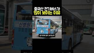 중국산 전기버스가 많이 보이는 이유