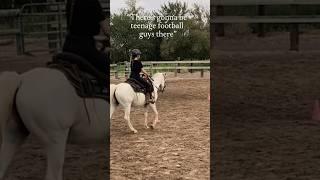 I swear his canter is a lot faster than it looks 