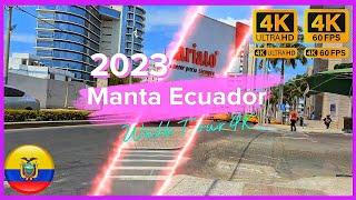 Zona exclusiva Manta / Walk Tour 4K HDR 2023 