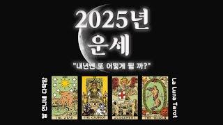 2025년 쪽집게 운세  / 달언니네 다락방 #라루나타로 / #제네럴리딩 / #픽원타로 /#팩폭주의 #tarot #신년운세