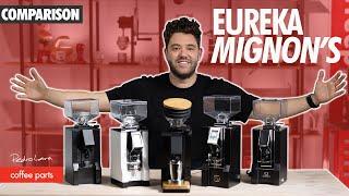 The Complete Range of The Eureka Mignon Grinders | Comparison