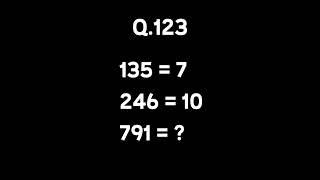 #maths #mathpuzzle #quiz  #timeattack #numberquiz #number #mensa #mensaquize #숫자퀴즈 #숫자문제 #두뇌게임 #멘사퀴즈