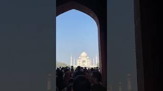 Taj Mahal, India's iconic symbol of love. This breathtaking marble masterpiece.#travel #india