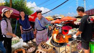 A century-old market in Kunming, Yunnan, China, where ethnic minorities gather and eat in big pots