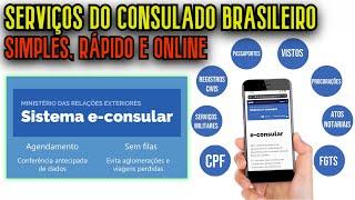 COMO TIRAR DOCUMENTO NO CONSULADO DO BRASIL? E-CONSULAR DO ITAMARATY [2025]