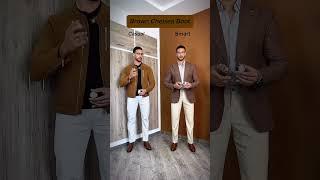 How to wear Brown Chelsea Boots - Casual VS. Smart Style ️ #chelseaboots #menswear #mensfashion