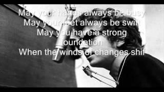 Bob Dylan - Forever young (with lyrics on screen)