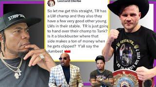 (DAMN) SHOCKING  NEWS: LEONARD ELLERBE SAYS GERVONTA TANK DAVIS WAS STUCK ARUM WON'T ALLOW FIGHTS!