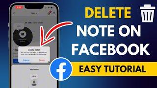 How to Delete Notes on Facebook Profile - Full Guide