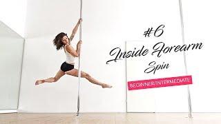 Inside Forearm Spin tutorial / The most gorgeous pole dance spin with the most boring name