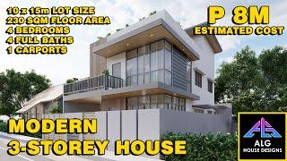 150 sqm 4-Bedroom House Design 2024 | ALG DESIGNS #73