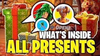 OPENING ALL PRESENTS IN FORTNITE! | finally i recovered my old account | I won with bad settings