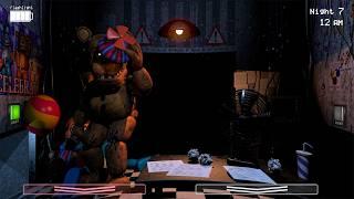 Withered Freddy steals Balloon Boy's hat FNaF in Real Time Animated