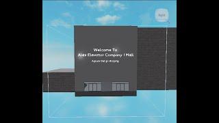 SNEEK PEAK Of The 2022 Alex Elevator Company | Mall :D