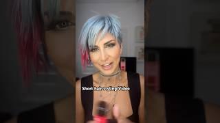 Easy short hair styling video #hairstyle #shorthair #hairtutorial #pixiehaircut @SexyHair