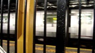 MTA NYC Subway (A) train (R44) leaving 145th St.