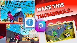 How To Make Free Fire Thumbnail In Pixellab | Free Fire Thumbel Kaise Banaye Pixellab And Picsart Se