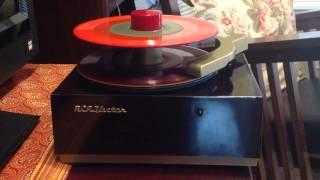 RCA Victor Color Coded 45 rpm Records Colored Vinyl On 1949 9JY Player