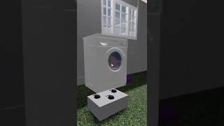 washing machine  destruction  #shorts #roblox #washingmachine #laundry