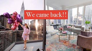 RETURNING TO OUR OLD NYC HIGH RISE APT \\ Anniversary Vlog || || NEXT WITH NITA