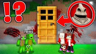 How JJ and Mikey Family found SCARY OOGIE BOOGIE Inside This BIGGEST DOOR in Minecraft! - Maizen