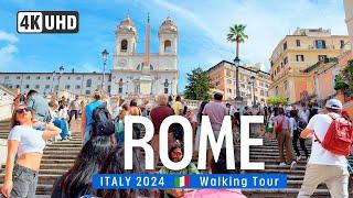 ROME Walking Tour  ITALY 2024 - "Walk in ROME and Fall in LOVE"  (4K60 w/Captions)