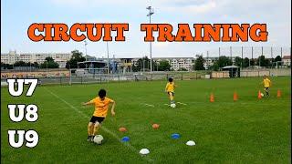 Soccer Circuit Training  Exercises to Improve Speed, Agility & Technique ️ U7-U8-U9