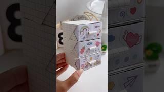 ️DIY 3-tier Paper Cabinet Easy  #shorts #art #diy #craft #youtubeshorts