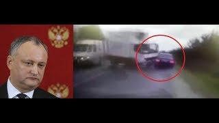 Moldovan President Igor Dodon Car Crash