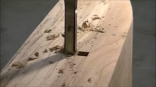 Drilling a square hole? Mortise and tenon joint. Building furniture.