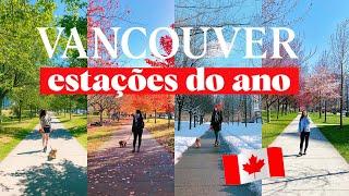 Estações do ano em Vancouver | Clima, chuva, dicas e mais :D