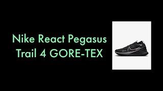 Nike React Pegasus Trail 4 GORE TEX #Nike #running  #youtube