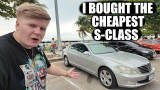 I Bought The CHEAPEST S Class In Thailand